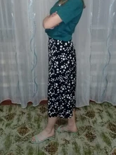 Spring Skirts Bottom A-Line Floral-Printed MISHOW Elegant Fashion Women Female Mid-Calf