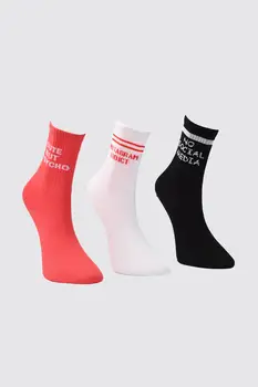 

Trendyol Tagline 3'lü Knitting Socks TWOAW21CO0038