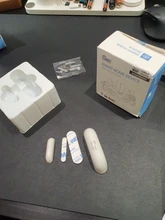 NEO-Sensor de ventana de puerta COOLCAM 5 unids/lote z-wave Plus, Compatible con la serie Z wave 300 500, alarma con Sensor de bloqueo magnético para puerta