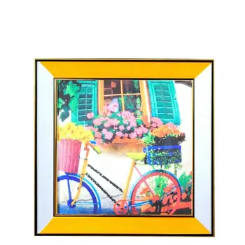 

Acrylic Metallic Framed Bicycle with Glass