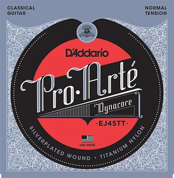 

Ej45tt Proarte Dynacore string kit for classical guitar, titanium, Norm. Tension, D'Addario