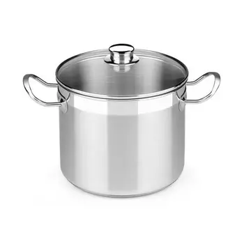 

Casserole with glass lid BRA Profesional 8,5 L Stainless steel (ø 24 cm)