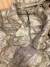 Chaqueta larga con capucha para mujer, abrigo ultraligero de plumón de pato blanco para otoño e invierno, Parkas portátiles, color liso, 7XL