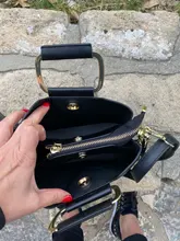 Bolso de lujo de un solo hombro para mujer, bandolera de Cuero de calidad PU, informal, clásico, a la moda, 2021