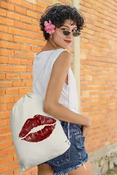 

Angemiel Bag Red Kiss Nappy Backpack