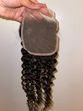 Beauty Forever-extensiones de cabello humano rizado malayo, 4x4, cierre libre/Medio/tres partes, 100%, Remy