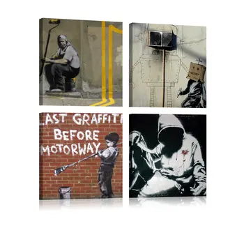 

Picture-Banksy: Street art-40x40 cm