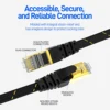 42081-ffa2a0.jpg cable Ethernet Cat7, câble plat Lan SFTP rond RJ45, câble réseau CAT7