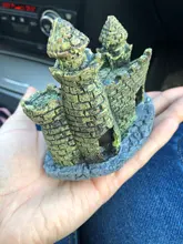 Castle-Tower-Ornaments Decoration Aquarium-Accessories Fish-Tank