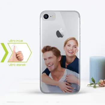 

Personalized iPhone 7 Slim Transparent Silicone Phone Cover