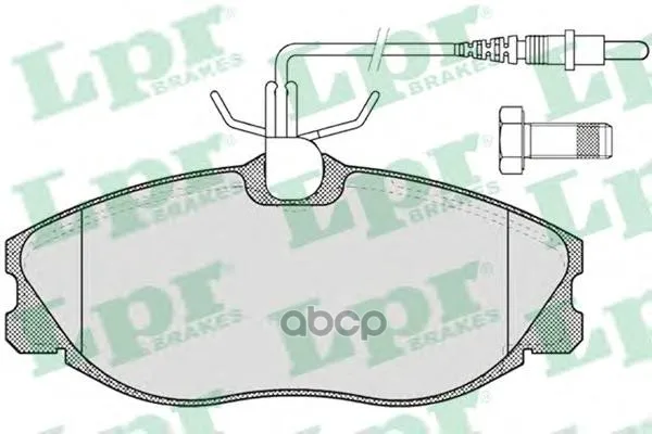 Колодки Тормозные Citroen Xsara/Peugeot 406/607 Передние Lpr 05p620 Lpr арт. 05P620