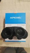 APEXEL-prismáticos profesionales 10X25 con prisma BAK4, binoculares de Zoom de alta potencia, telescopio de caza portátil para viajes deportivos