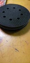 Almohadilla de interfaz de protección de superficie ultrafina, 5 pulgadas (125mm), 8 agujeros, almohadillas de lijado y discos de lijado de gancho y bucle, G8TB