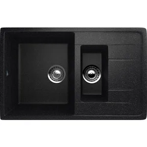 Kitchen sink Ulgran U-205-308 black tools overhead Sinks Fixture Home Improvement | Обустройство дома