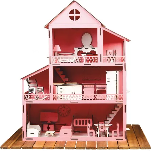 Duven Hobby House Wooden Barbie Game House Doll House Accessories Aliexpress
