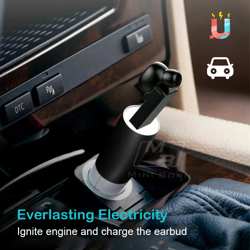 Mini born Wireless Earbud Mini Single Bluetooth Earphone Sport Invisible Earpiece Stereo Car Bluetooth Headset