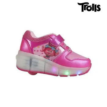 

Shoes with wheels and LEDs Trolls 72606 Pink