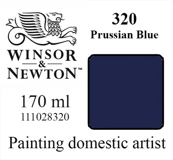 

Oil paint "Winsor & Newton" 320. Prussian blue. 170 ml.
