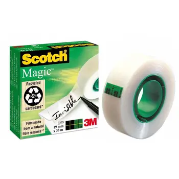 

Invisible Tape Scotch Magic 810 - 19 mm wide x 33 m length-1 roll-Chiaro3M2.55