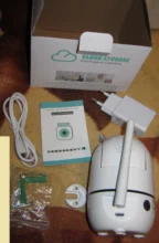 Cámara IP inalámbrica para el hogar, red de videovigilancia con wifi para seguridad, seguimiento automático inteligente, en la nube, HD 1080P