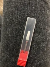 Juego de brocas de cerámica para manicura, conjunto de cutículas de carburo, removedor de esmalte eléctrico de pedicura, CHTP01-16 de rebaba de Paraguas Blanco, 1 Uds.