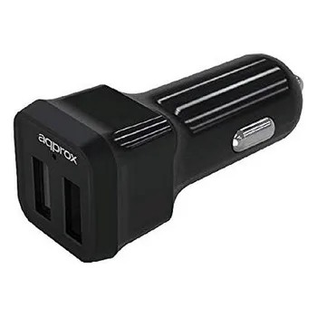 

Car Charger approx! APPUSBCAR24B 5V 2.4A Black