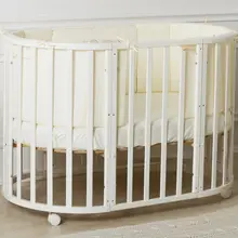 Круглая детская кроватка-трансформер для новорожденных Incanto Mimi 7 в 1