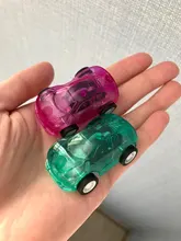 Mini vehículo extraíble de dibujos animados para niños, juguetes de fiesta de cumpleaños para niños, modelo educativo divertido de plástico, juguete para regalo, 1 ud.