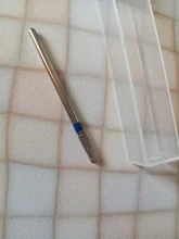 Brocas de diamante de tungsteno para uñas, brocas de fresa giratorias para manicura eléctrica uña, herramientas para uña accesorios, 1 Uds.