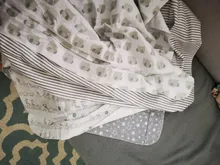 Ruyi-Manta de algodón para bebé, 4 unidades/paquete, 100%, supersuave, de franela, para recién nacido, 76x76CM