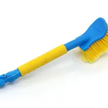 Щетка сметка для мытья а/м под шланг, 50 см, с краником