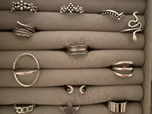 IF ME-Conjunto de anillo de serpiente para dedo Vintage para mujer, anillos para articulaciones de nudillo de Metal étnico geométrico, joyería femenina