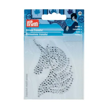 

926661 thermal rhinestones 'единорог' silver color 1 PCs Prym
