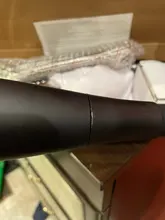 LEDEME-grifo de cocina giratorio de un solo orificio, mezclador de agua de goma de 360 grados, color blanco y negro, L4199