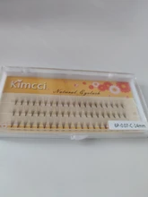 Kimcci-extensiones de pestañas individuales, 2D/3D/4D/5D/6D, profesional, suave, Natural, negro, maquillaje de pestañas postizas