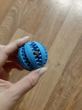 Ball Chewing-Toys Interactive-Game Teeth-Clean Watermelon-Shape Rubber Safety Green-Material