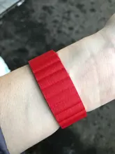 Correa de cuero para Apple Watch, banda magnética de 44mm, 40mm, 38mm y 42mm para reloj inteligente iWatch series 3, 4, 5, se, 6