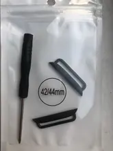 Adaptador de 2 uds. Para correa de reloj de 44mm, 40mm, 42mm/38mm, Conector de correa de reloj de acero inoxidable serie iWatch 6 se 5 4 3, accesorios