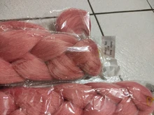 SmartBraid-trenza de cabello trenzado Jumbo, Color degradado, 24 pulgadas, caja de extensión de 100g, trenzada de cabello rubio, Rosa, Verde, africano