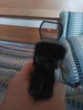 Mira telescópica de 20mm para rifle, óptica de caza, reflejo holográfico de punto rojo, mira Táctica de 4 retículas, mira de colimador