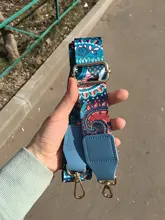 Correa ajustable de arcoíris para bolso, Correa ancha para hombro, accesorio de repuesto, parte ajustable