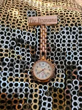 Broche personalizado grabado con tu nombre, Pin de solapa de acero inoxidable, de alta calidad, oro rosa, Fob, reloj de enfermera