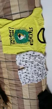 Conjuntos de ropa cómoda para bebés, chándal infantil de manga corta con pantalón corto de estilo veraniego, traje deportivo de algodón con estampado para niños