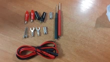 JXSINONE-Kit de cables de prueba, accesorio de sonda de prueba electrónica, pinzas de cocodrilo, conector Banana para probar, sonda reemplazable