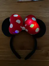 Original de Disney-tocado de juguete de Mickey Minnie Mouse sombreros princesa Mickey Minnie orejas chicas bandas para el cabello de la cabeza de chico regalo