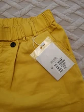 Pantalones harén de algodón para mujer, pantalón vaquero informal combinado con cintura elástica, de talla grande, amarillo y blanco, D321, novedad de verano