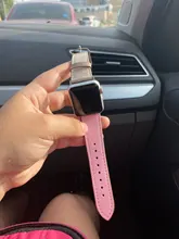 Correa de cuero de alta calidad para iWatch 40mm 44mm, correa de una sola vuelta para Apple watch 42mm 38mm Series 1 2 3 4 5 6 se