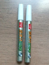 Marcador mágico de color blanco de un solo cabezal marca graso disco óptico vidrio cerámica plástico marcador logstics rotulador