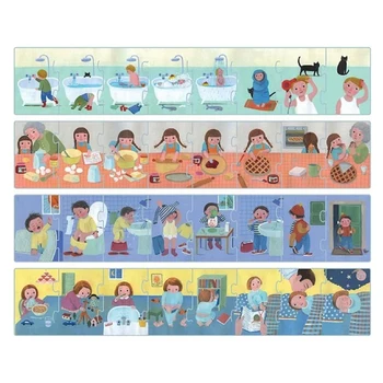 

4-Puzzle Set Sequence Before Now After Clementoni (32 pcs) ( 7 x 32,5 x 16,5 cm)