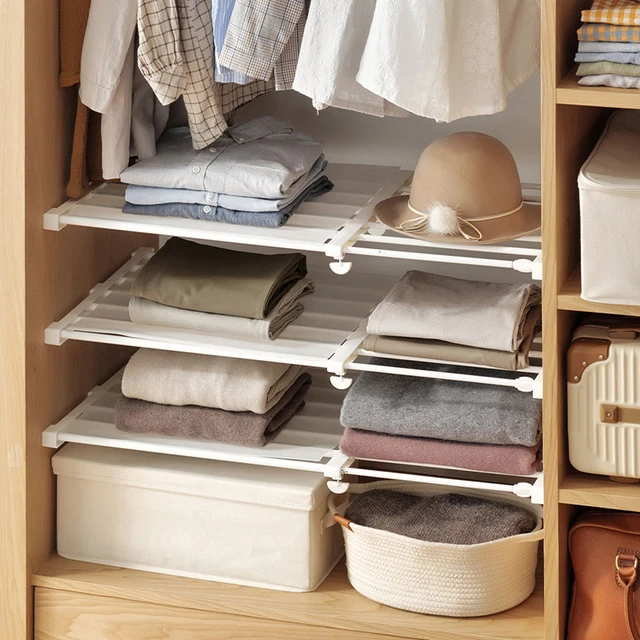 Divisori Armadio Verticali VINFUTUR - Organizza Guardaroba, Mensole E Scaffali Senza Forare - Foto 9